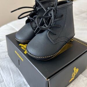 Dr. Martens Black Kids Boots
